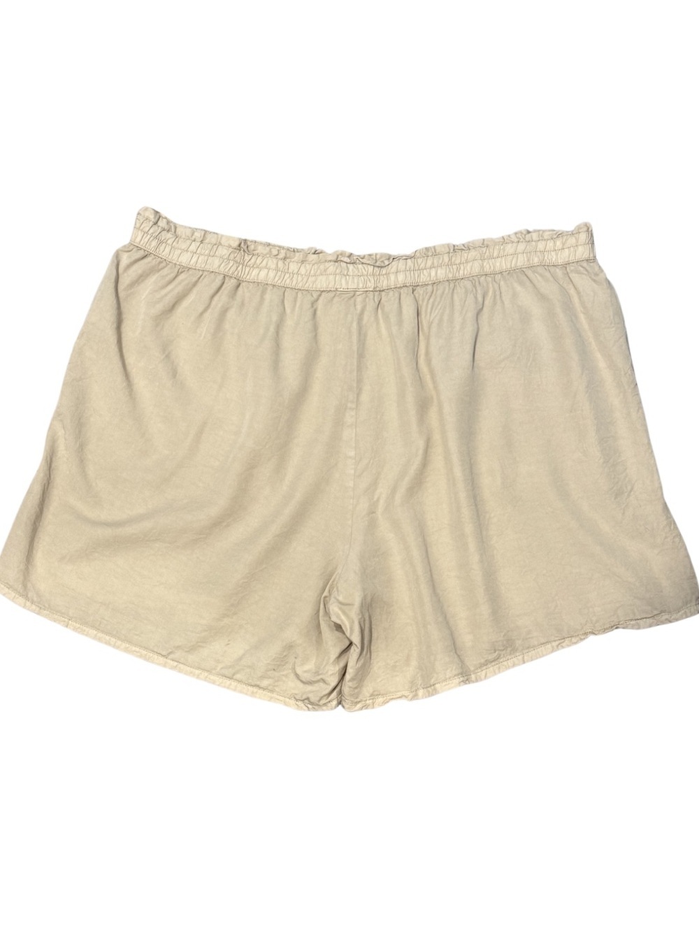 Devoted Beige Tencel Pull-On Lounge Shorts XXL - Picture 3 of 6